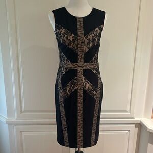 BCBGMAXAZRIA Black Sheath Cocktail Dress